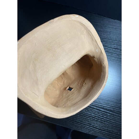 Handcrafted Clay Nativity Scene with Rustic Hut & Animals Hand-Painted Details A - Picture 9 of 9